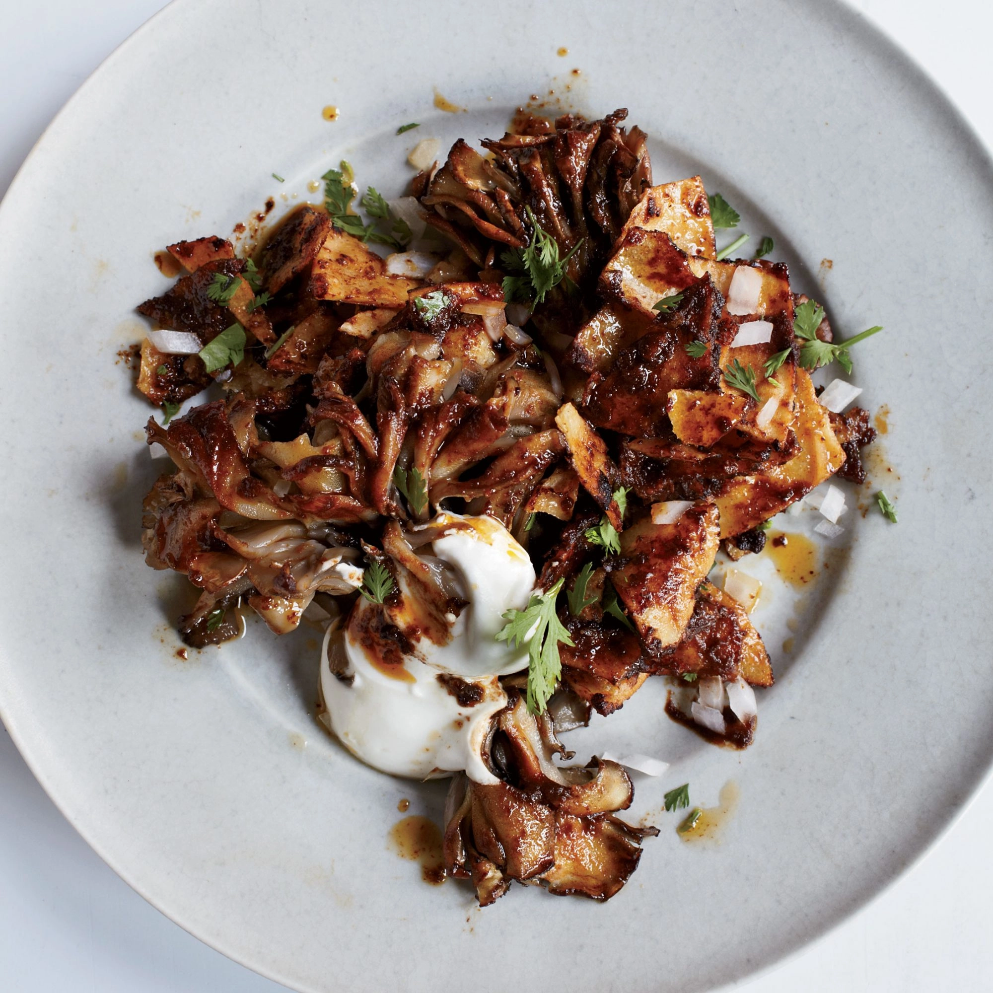 Hen Of The Woods Mushrooms Steak (V)