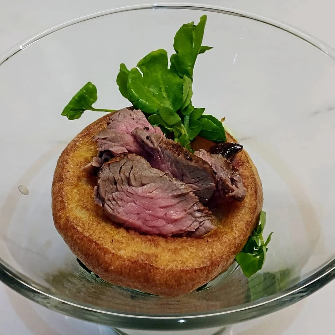 Mini Yorkshire With Beef Fillet, Horseradish And Watercress