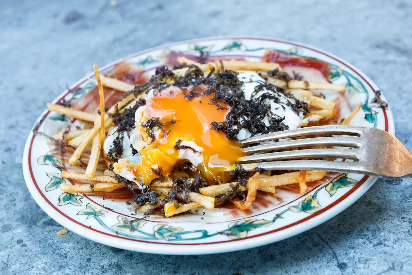 Truffled Matchstick Potatoes (V)