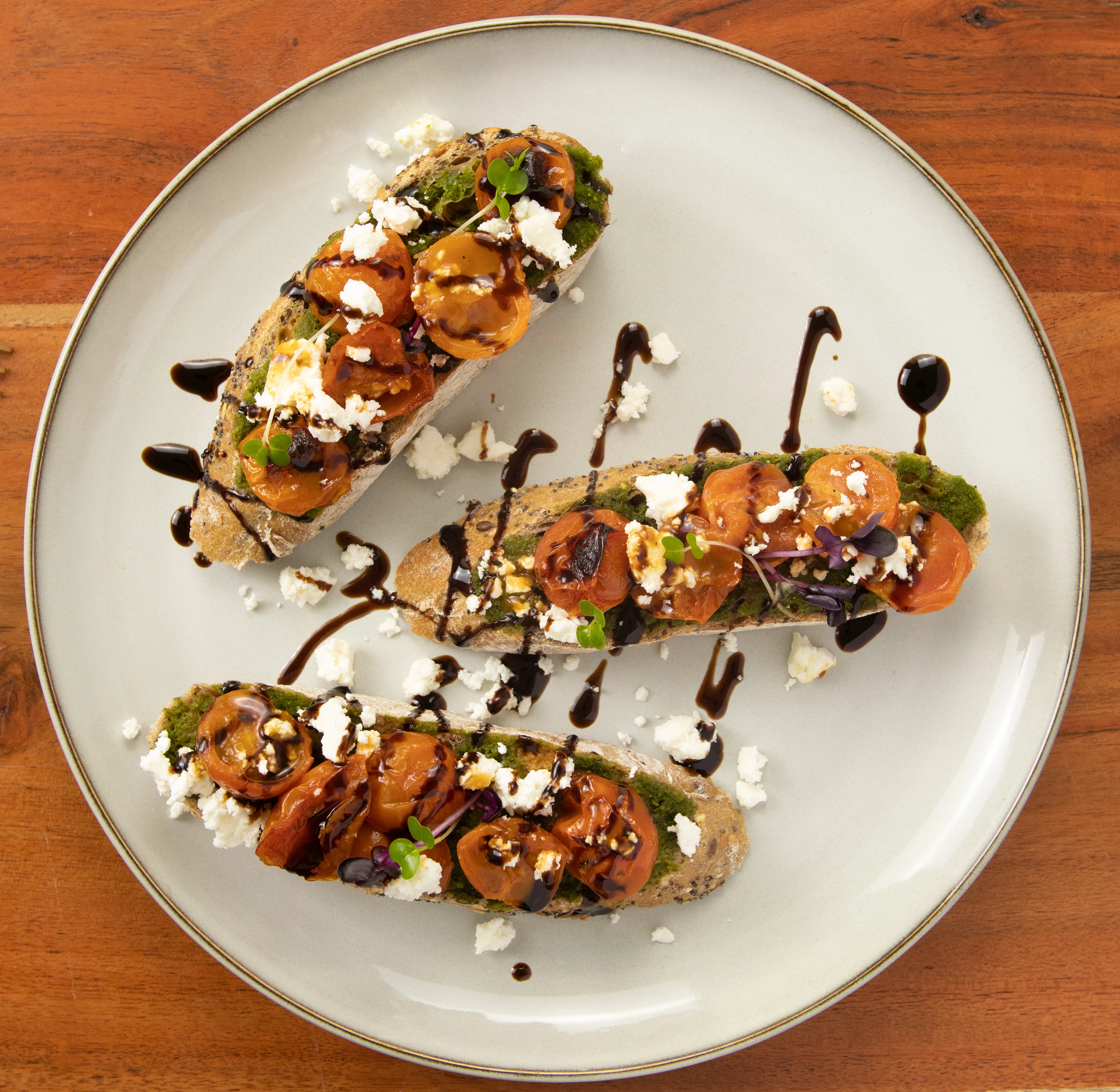 Aamchi Mumbai Open Bruschetta