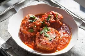 Meatballs Beef And Pork Mince With Tomato Basil Sauce And Parmesan Cream