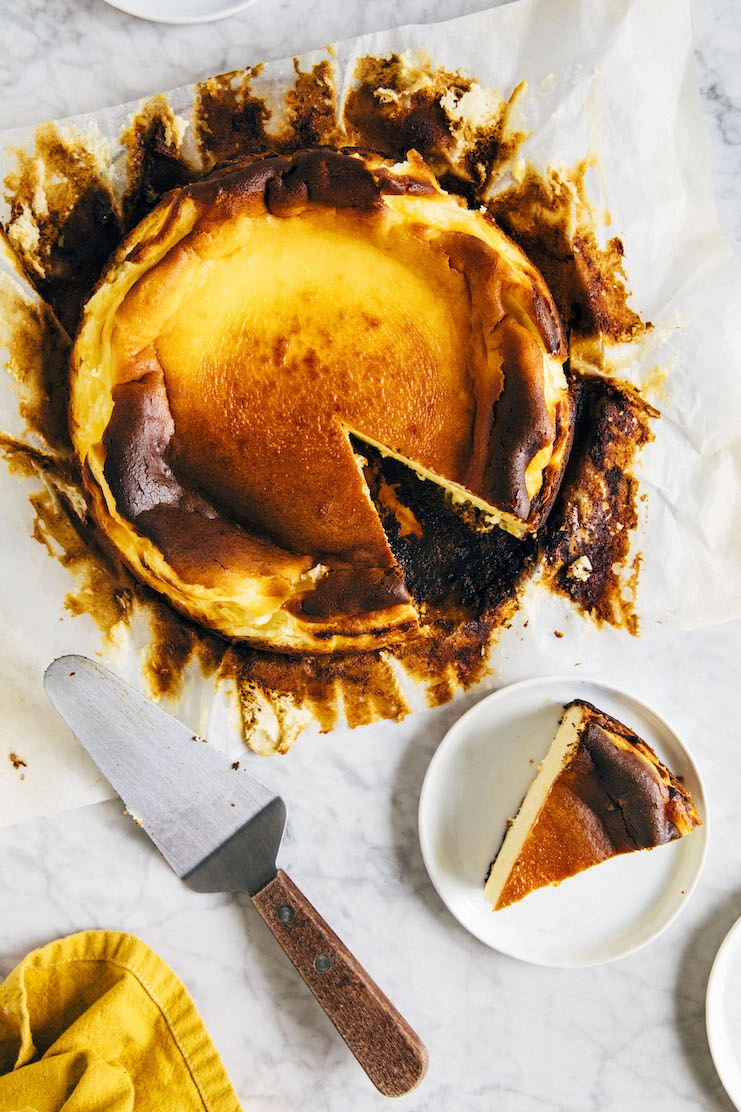 Burnt Basque Cheesecake (V)