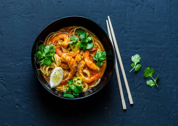 Chicken And Prawn Noodles Laksa