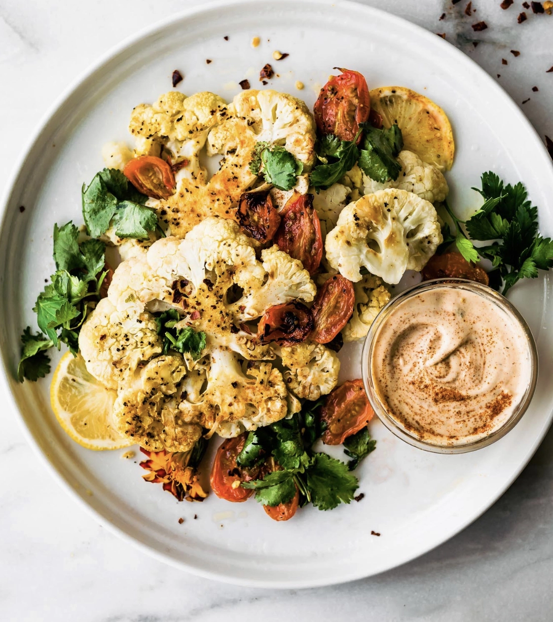 Cauliflower Steak (V)