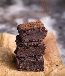Dark Miso Fudge Chocolate Brownie (Vegetarian)