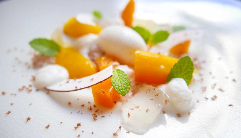 Coconut Tapioca, Passion Fruit, Mango And Mint