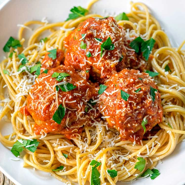 Beef Meatballs Pasta Al Arrabiatta