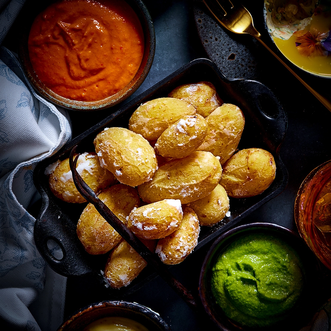 Traditional Canadian "Papas Arrugadas"