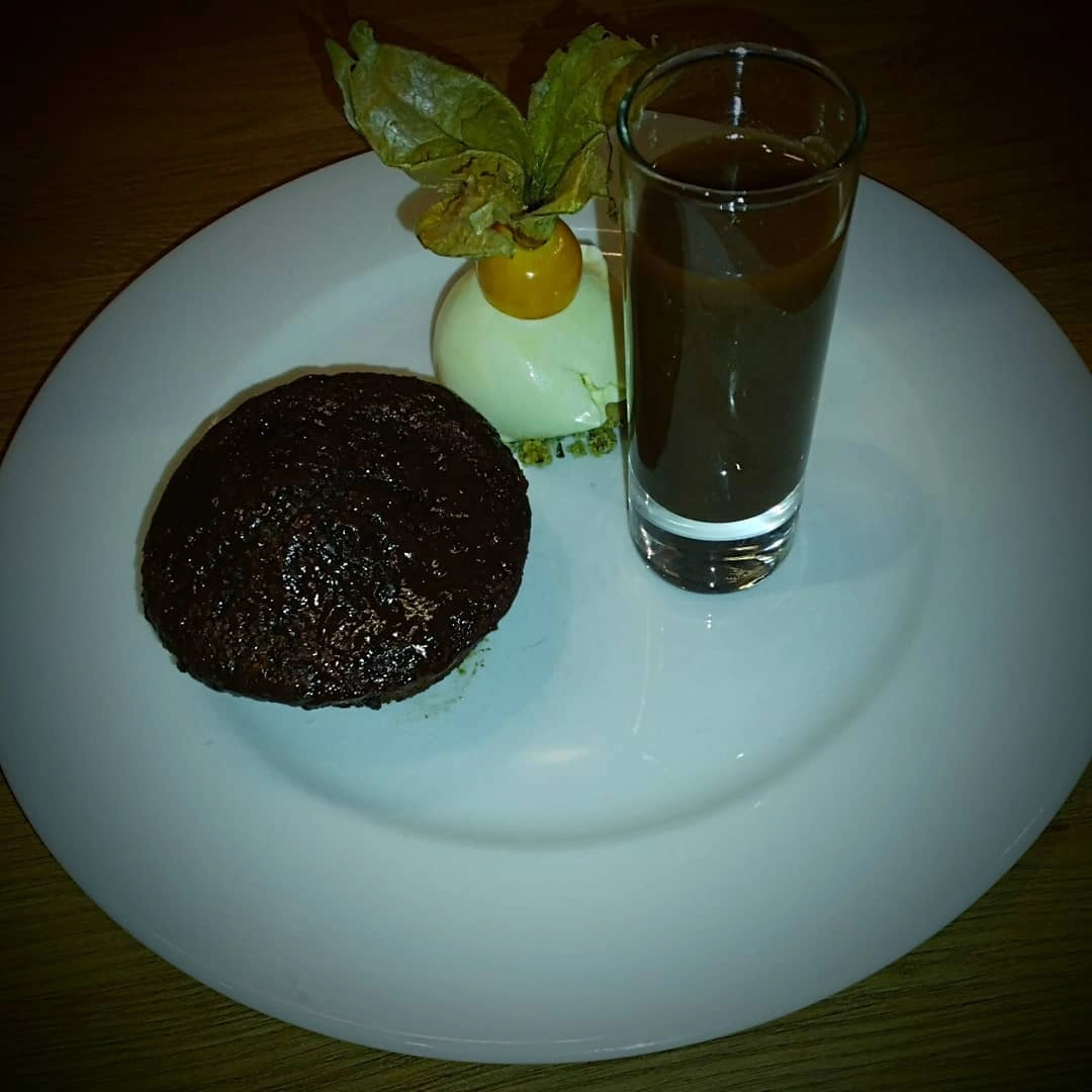 Sticky Toffee Pudding, Toffee Sauce And Chantilly Cream 