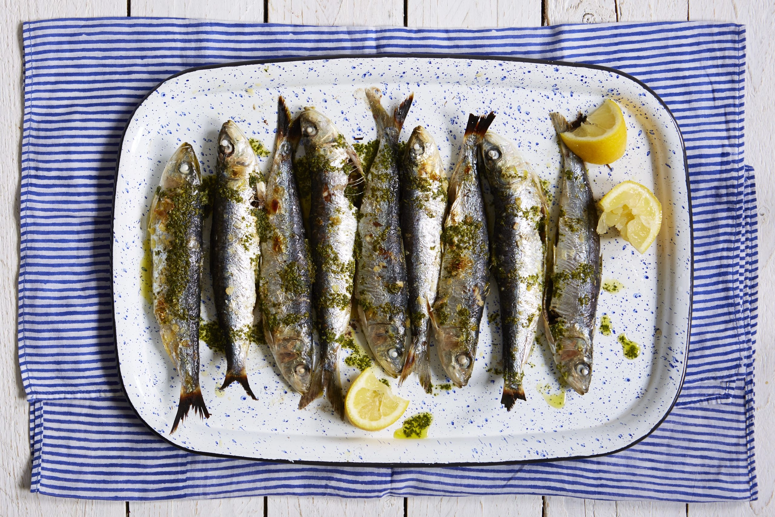 Sicilian-Style Sardines With A Lemon And Caper Sauce