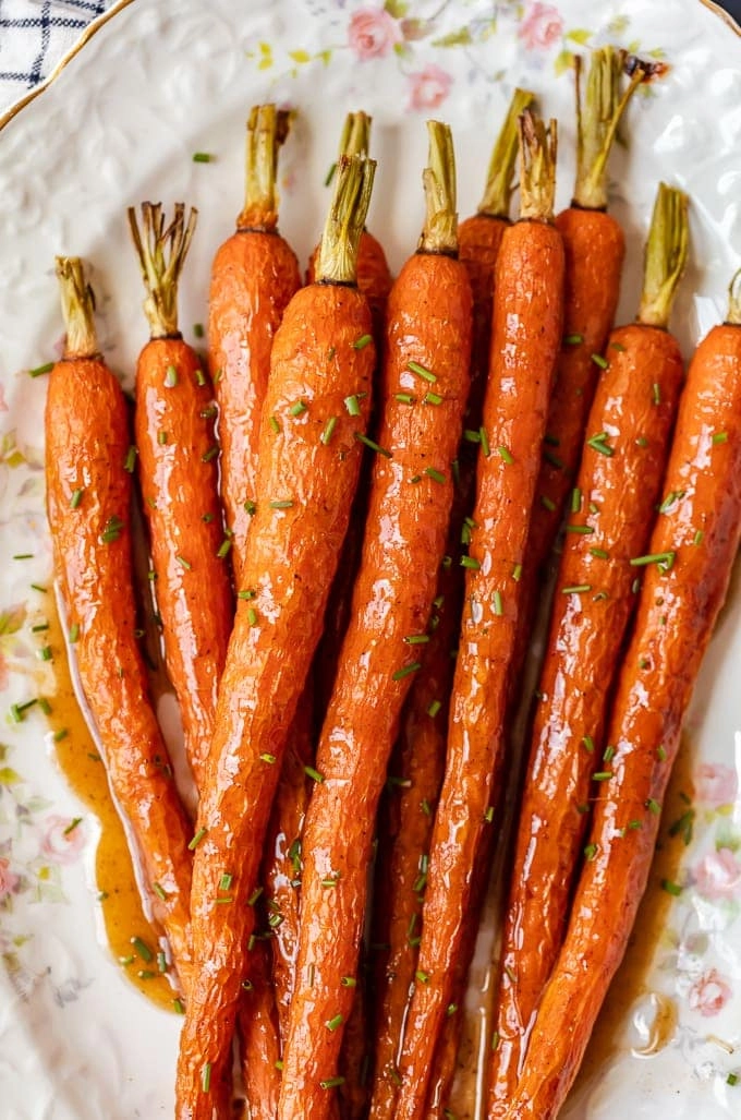 Thyme And Honey Roasted Carrots (V)