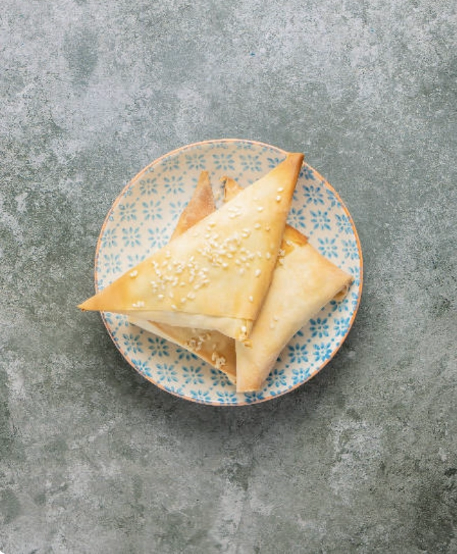 Spinach & Feta Filo Parcels (‘Spanakopitakia’)(V)