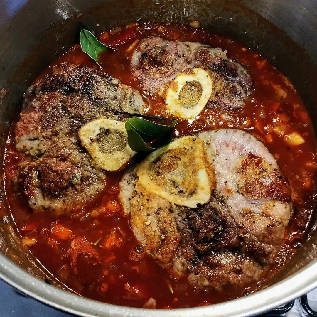 Slowly Braised Osso Bucco In Red Wine(Gf)