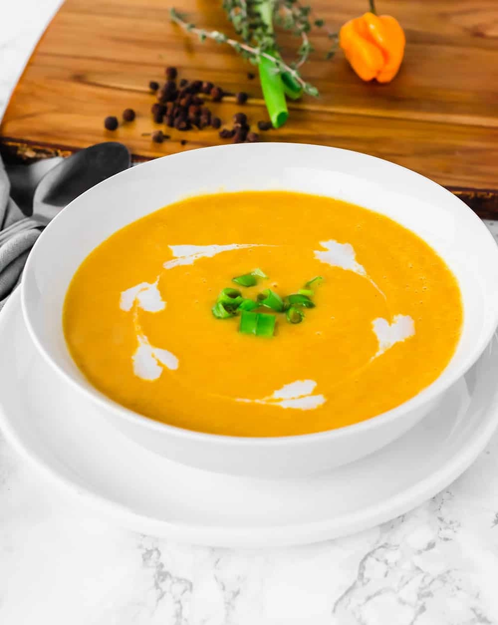 Pumpkin And Coconut Soup