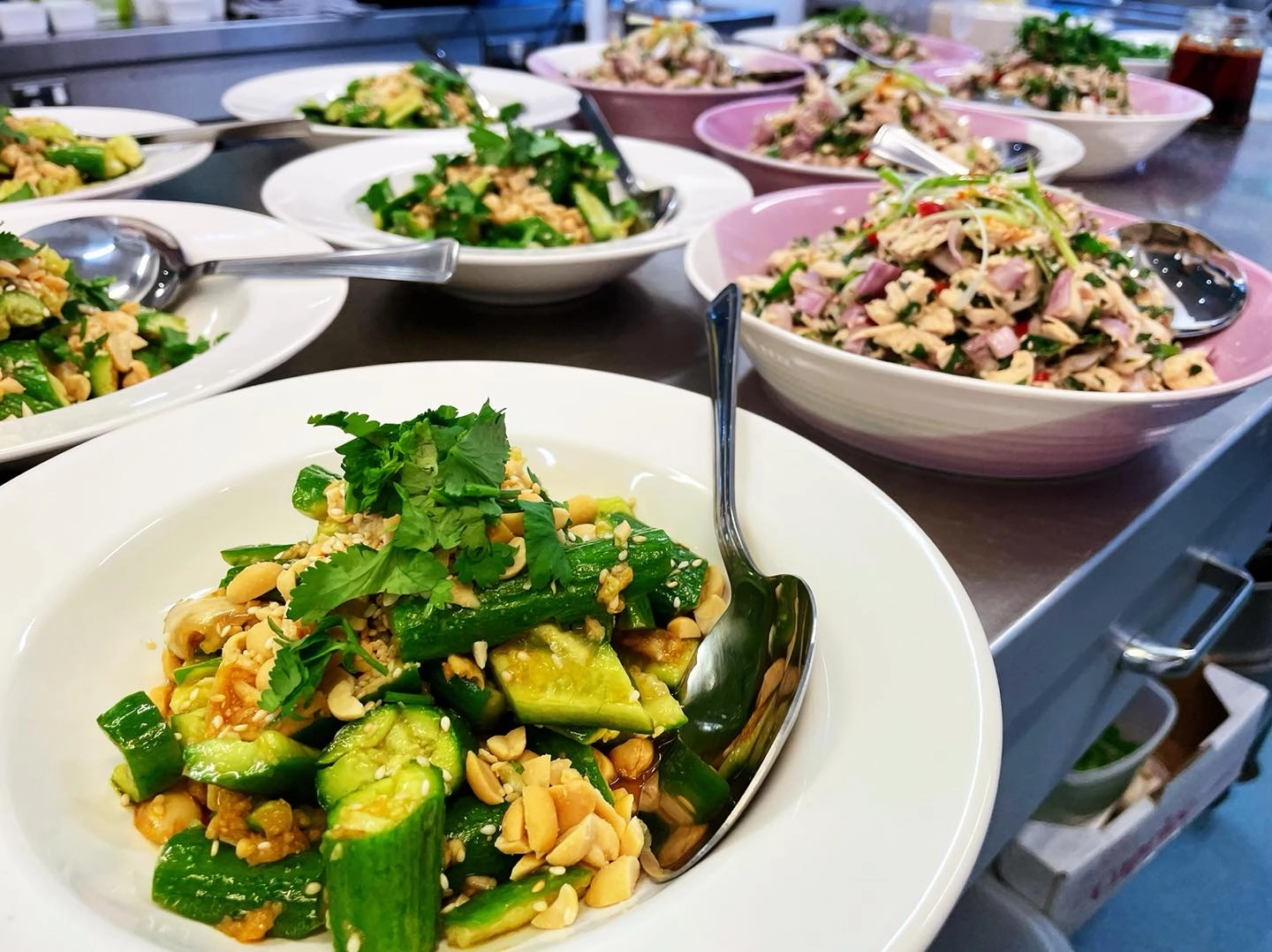 Smashed Cucumber Salad