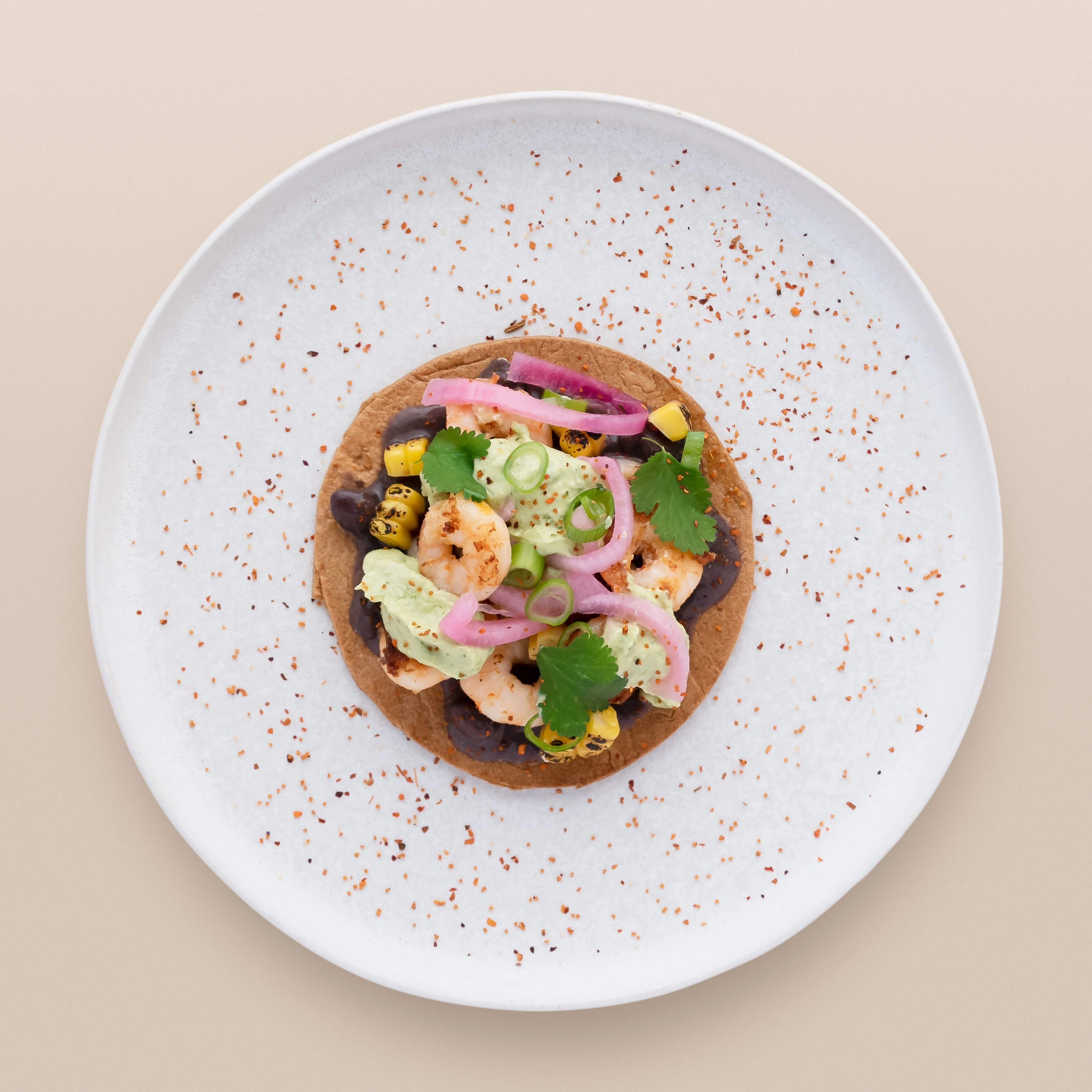 Tostadas De Camaron (Prawn)