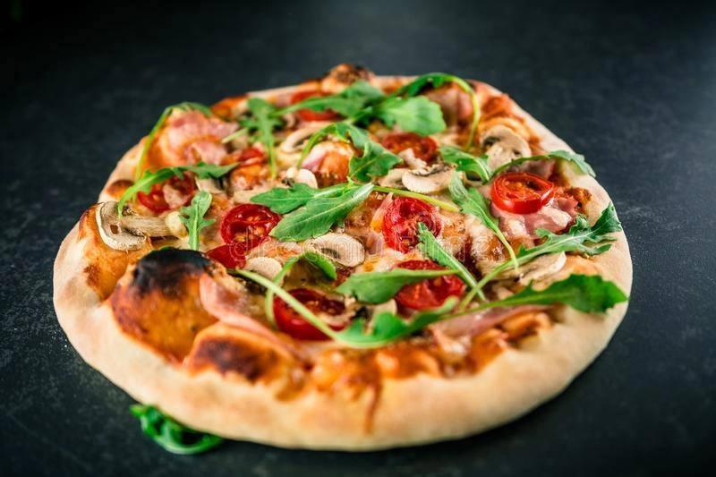 Ham Mushrooms And Rocket