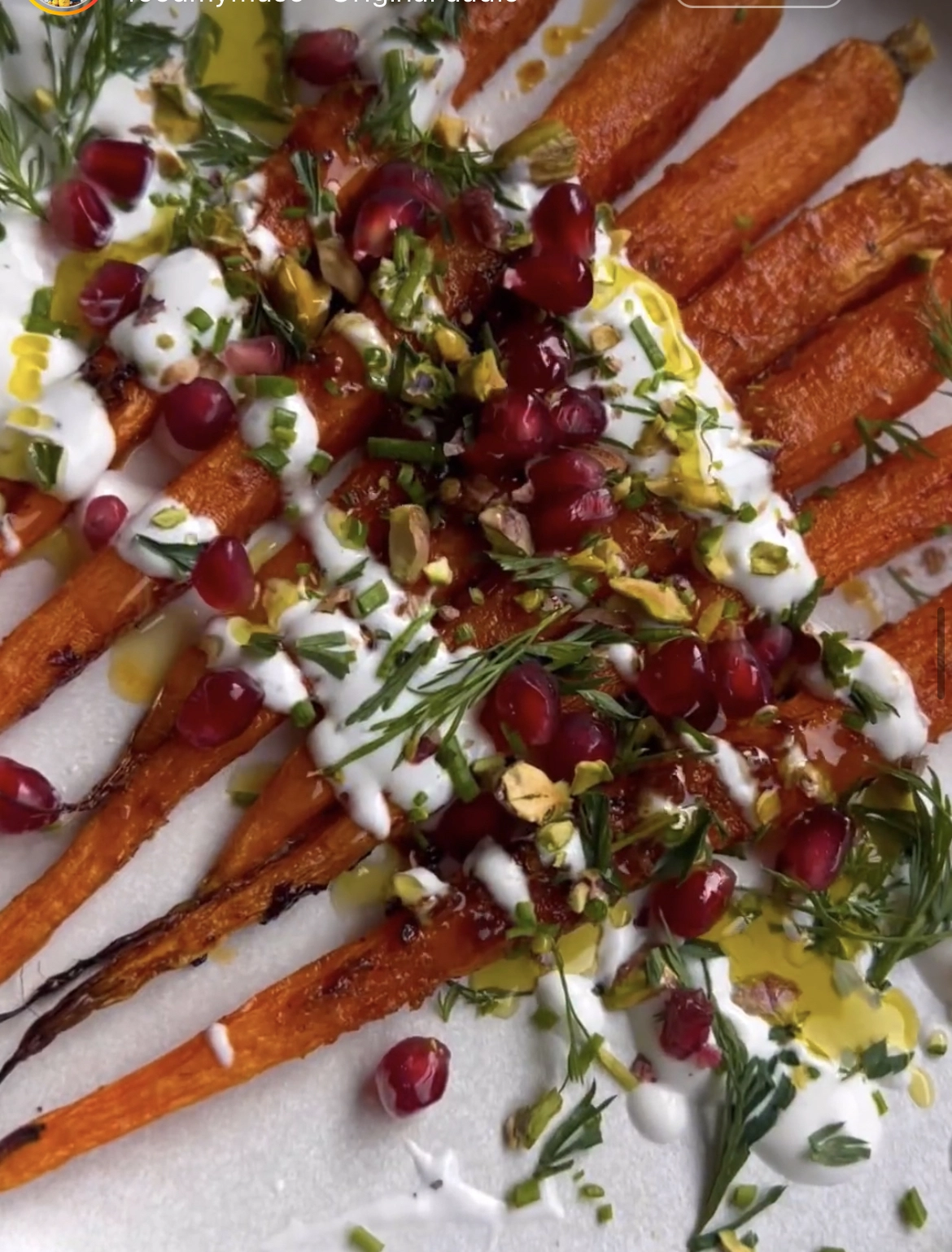 Roasted Honey Root Vegetables With Nut Crust (V)