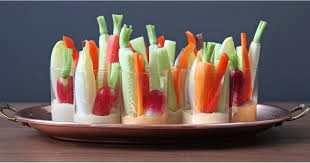 Crudités Served With A Mix Of Carrots, Celery, Radish, Cherry Tomatoes And Horseradish Mayo (Vegetarian-Gf)