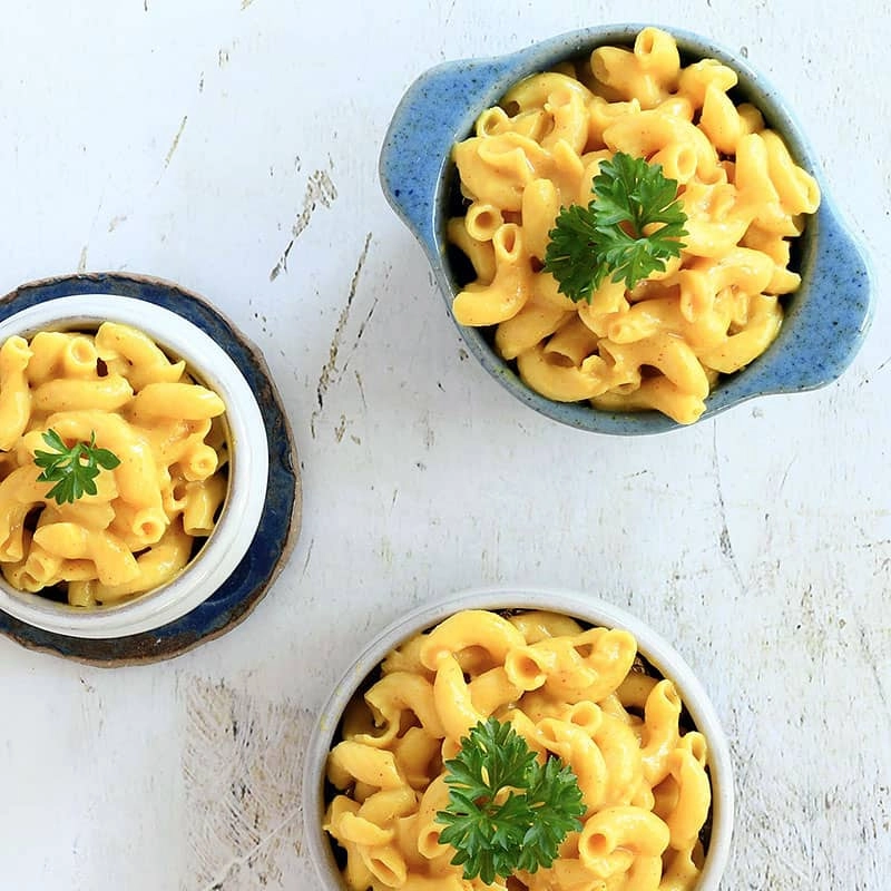 Mushroom And Truffle Mac And Cheese Topped With Crumbs (V)