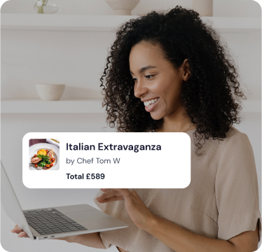 Receive Menus and Quotes