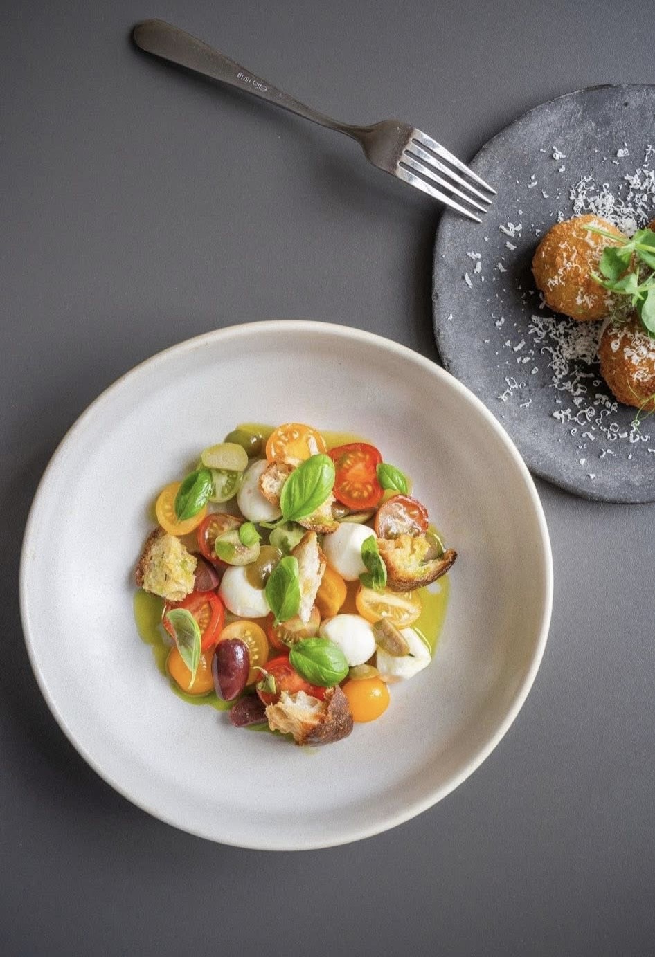 Chef Bohus T's Vegetarian dinner party menu menu image