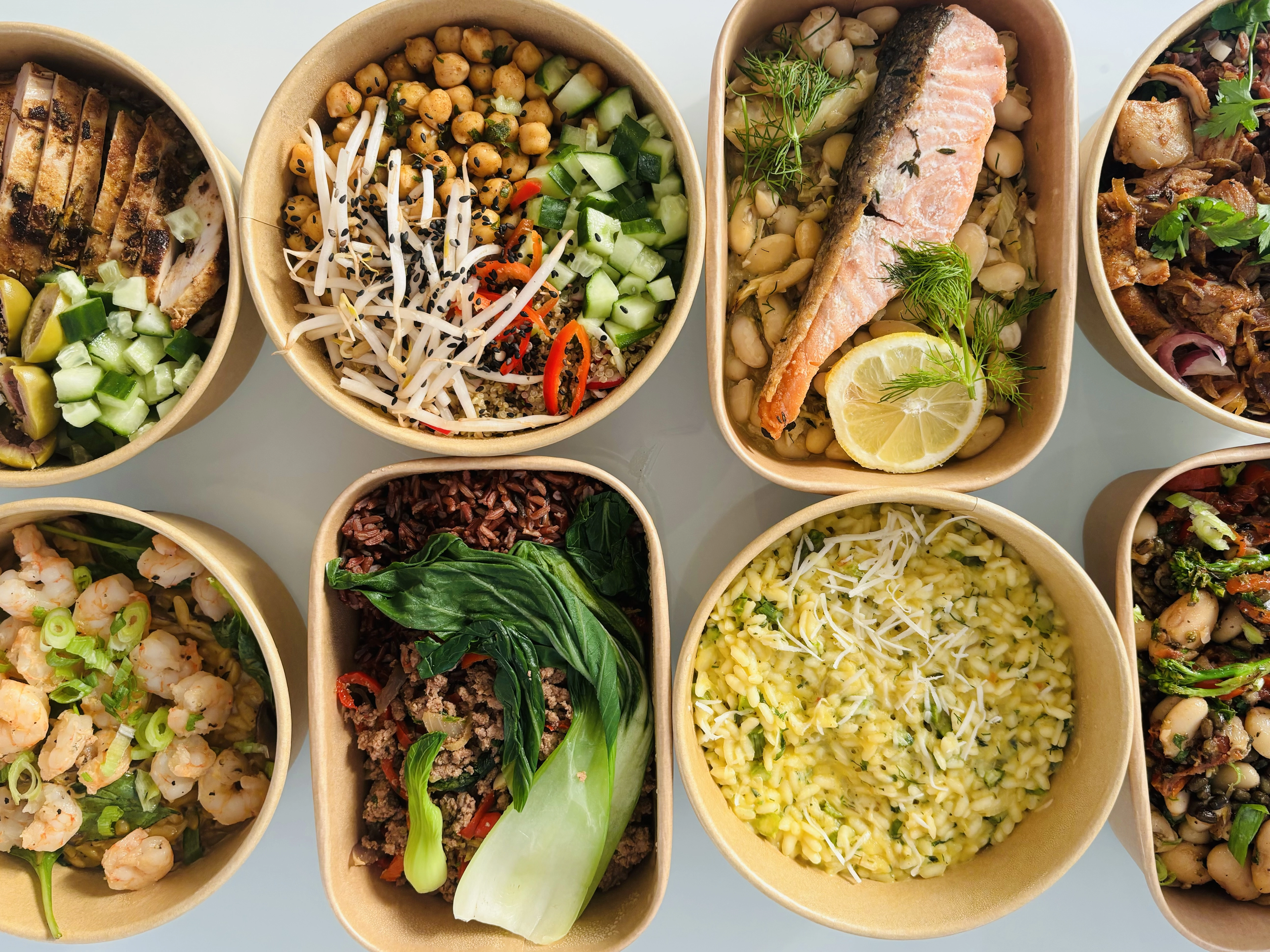 Sample prep meal menu
