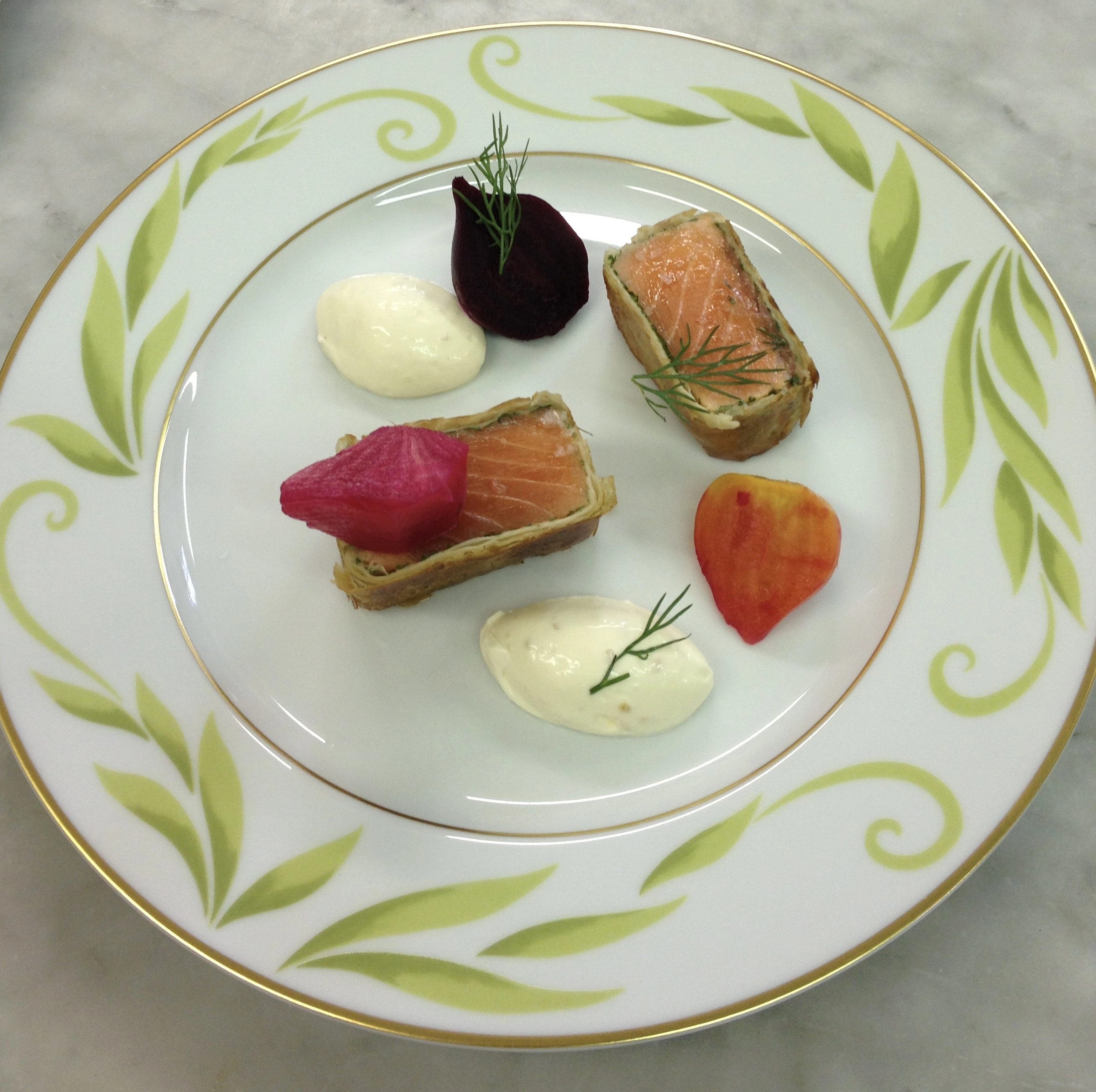 Spring 3 course plated dinner menu
