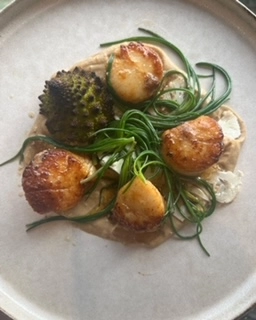 3 Course Luxury Seafood Dinner Party Menu