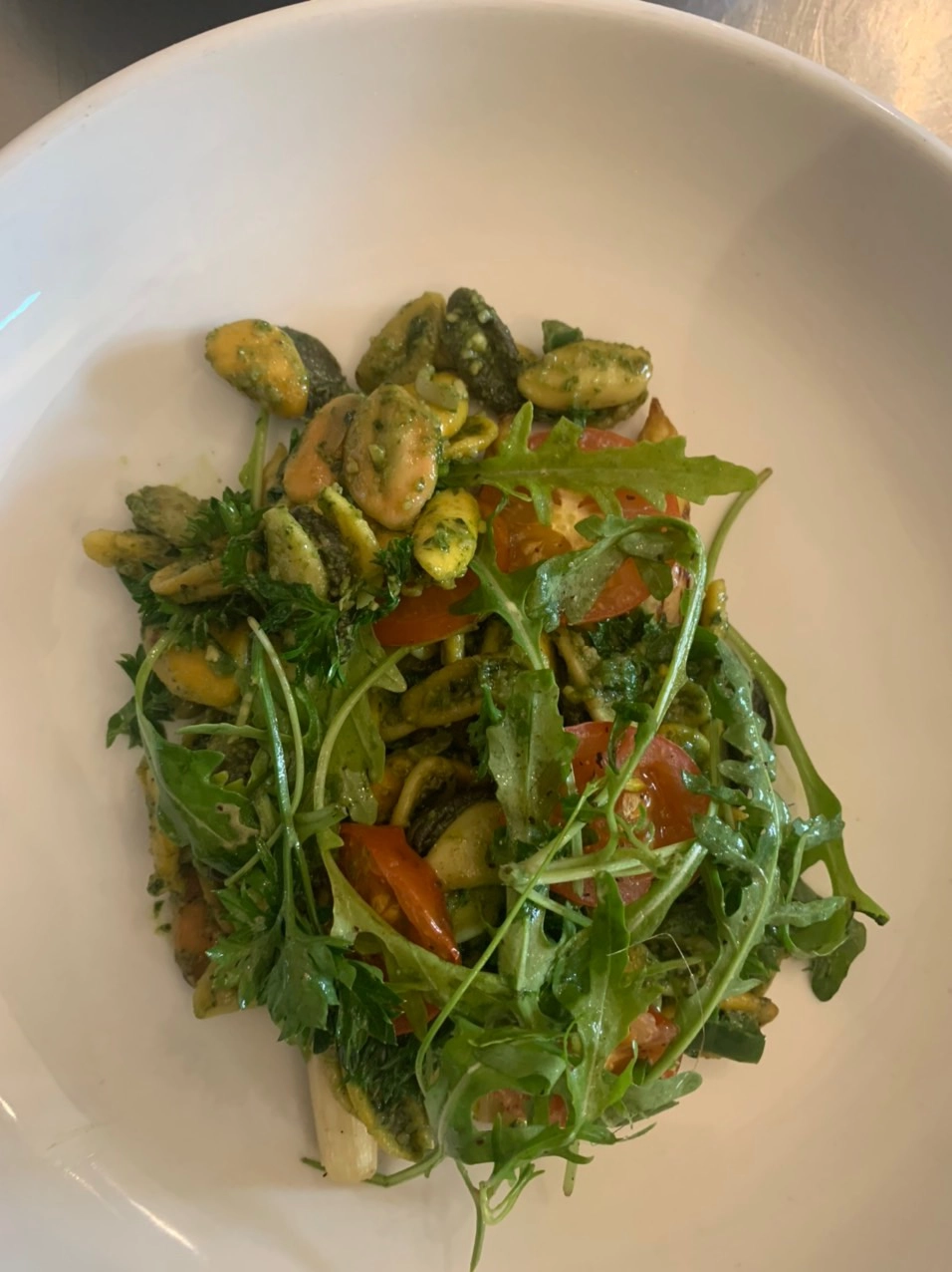 Seasonal full vegetarian tasting menu