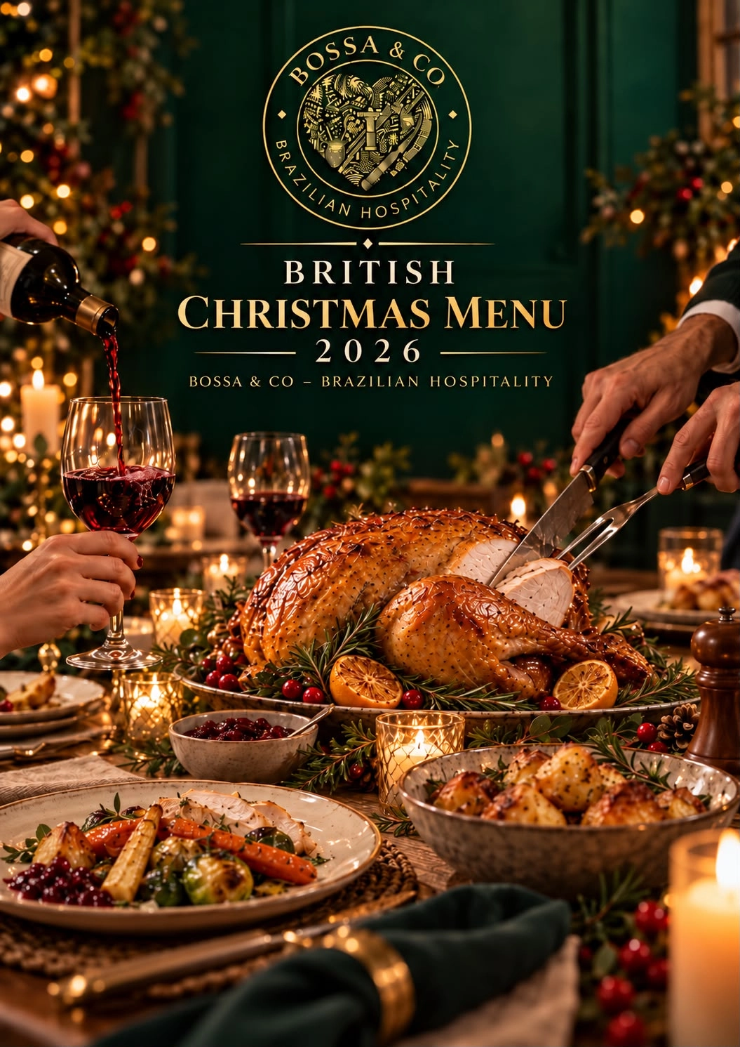 British Christmas Menu 2026 – Brazilian Hospitality