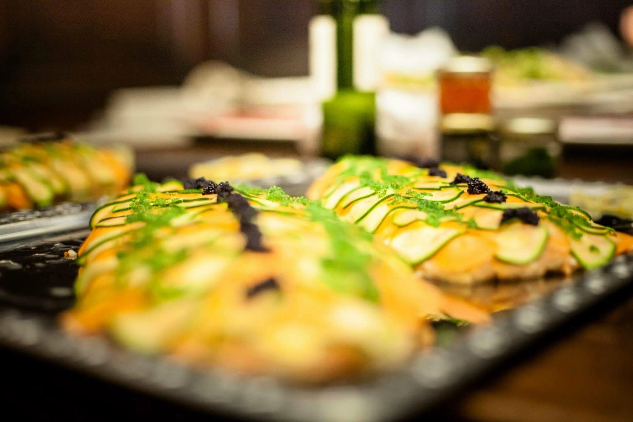 Stylish cold sharing buffet