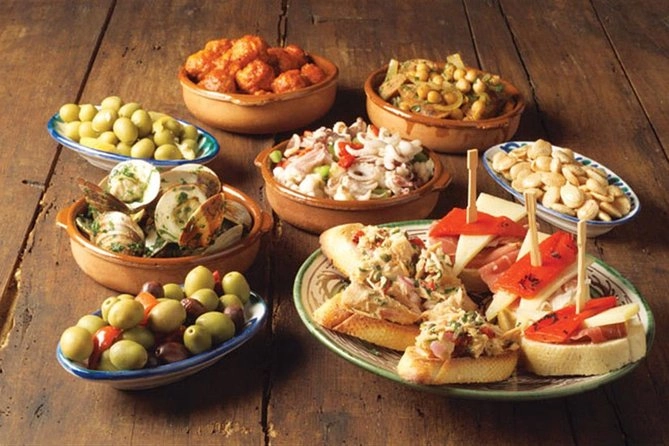 Spanish Tapas menu