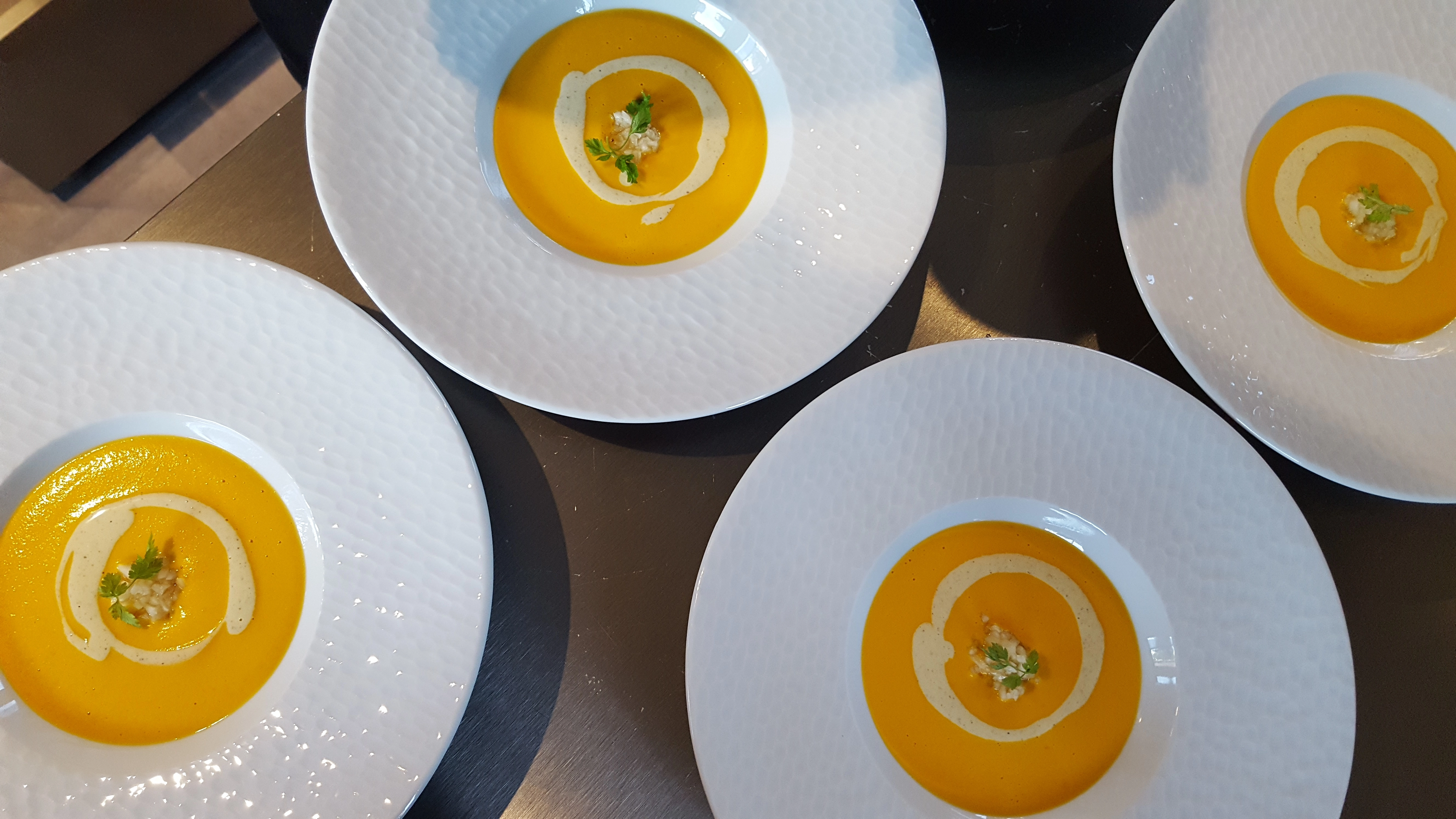 Modern 6 Course Vegetarian Tasting Menu