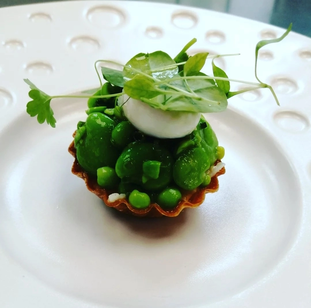 A Taste of Summer 5 course vegetarian tasting menu