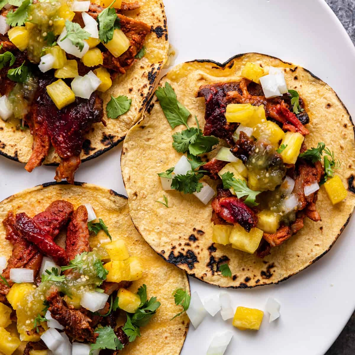Mexican taco menu