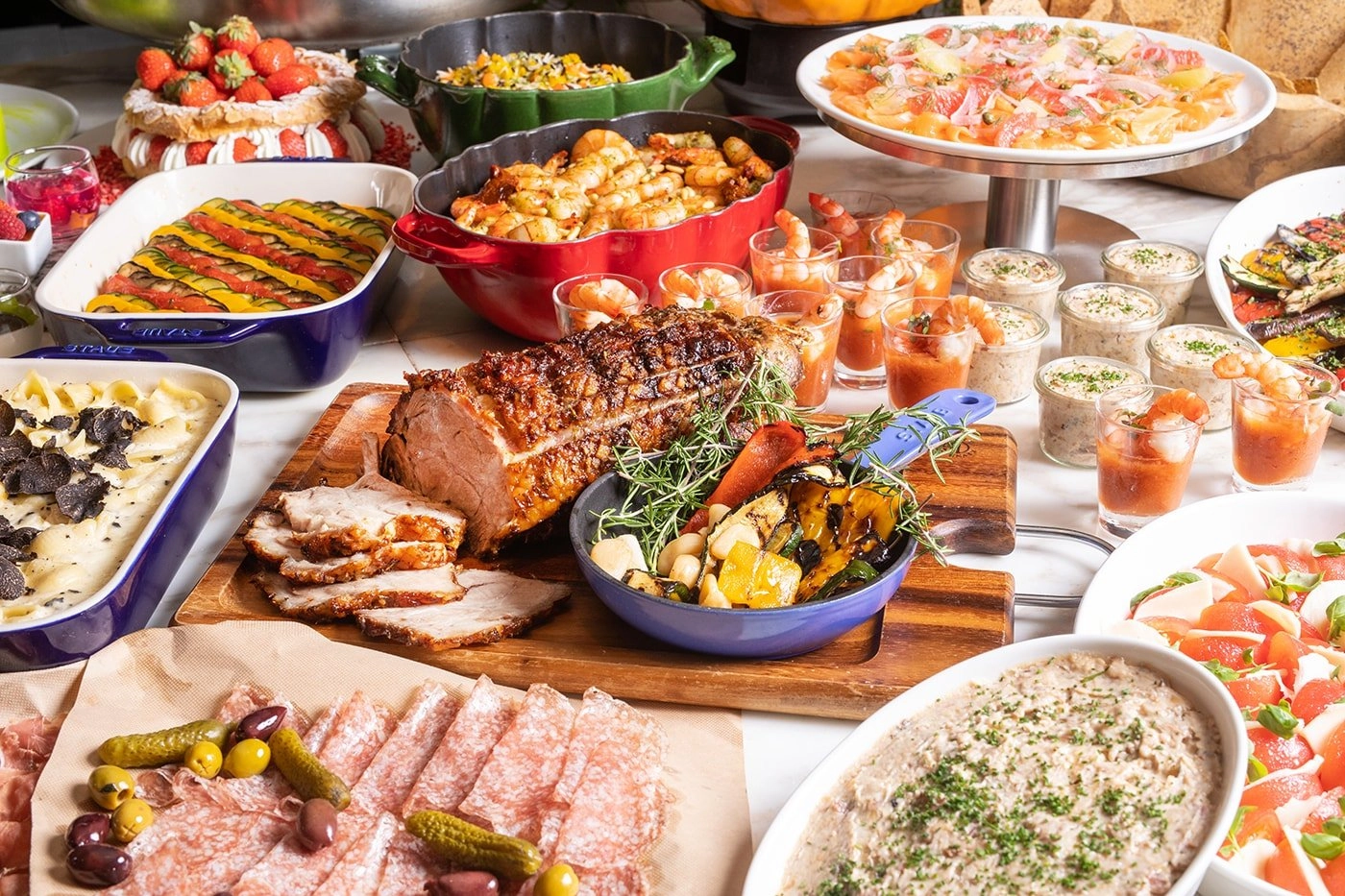 European Buffet menu