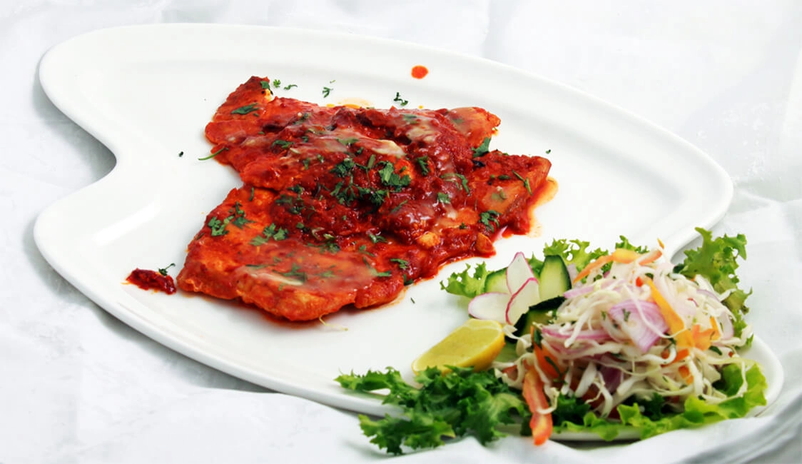 Middle Eastern/Indian fusion menu