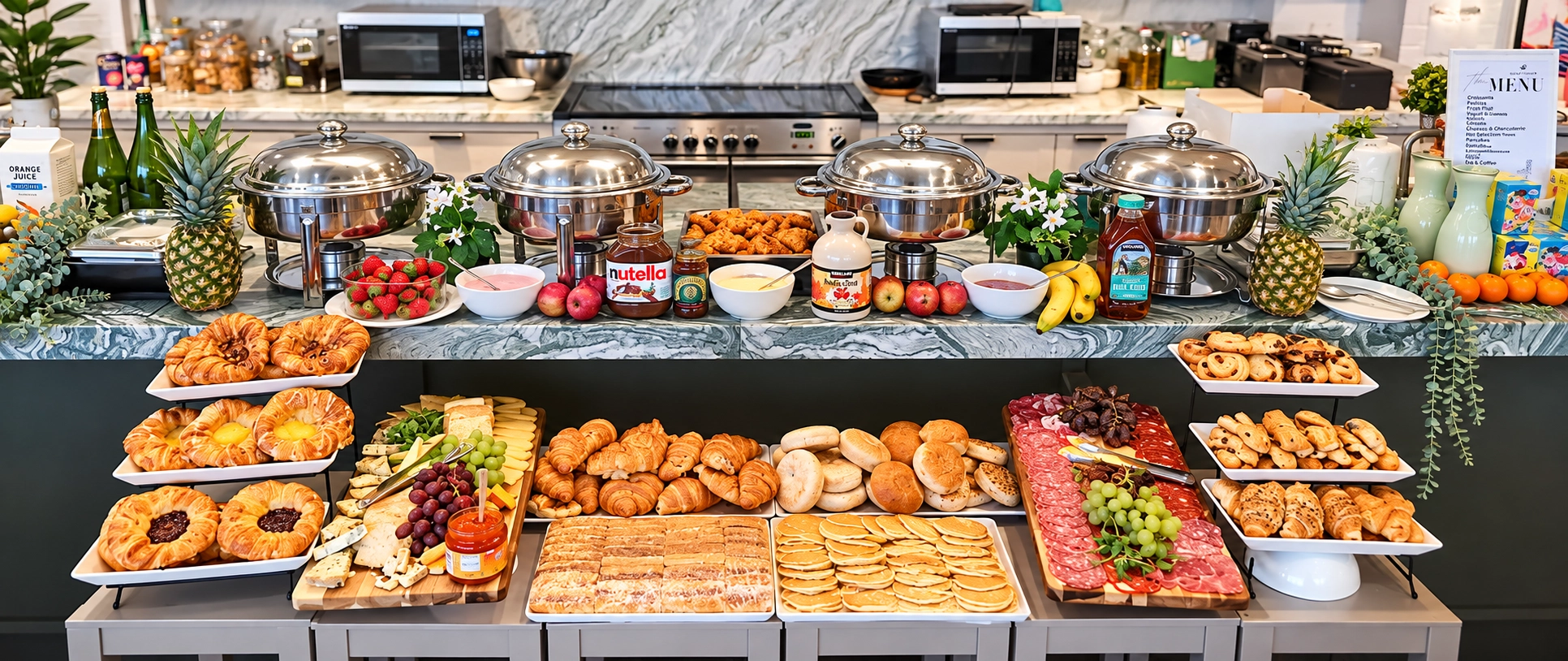 Breakfast Buffet Spread