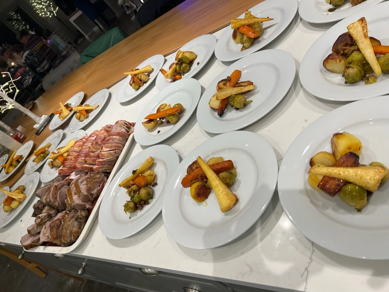 Season’s eating celebration.