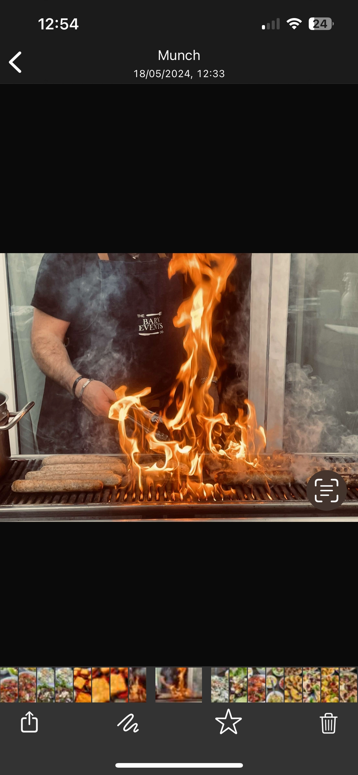 BBQ menu