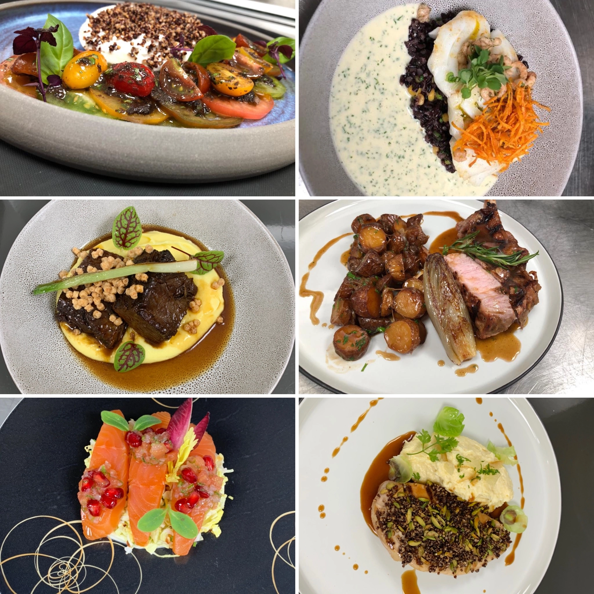 British/European menu