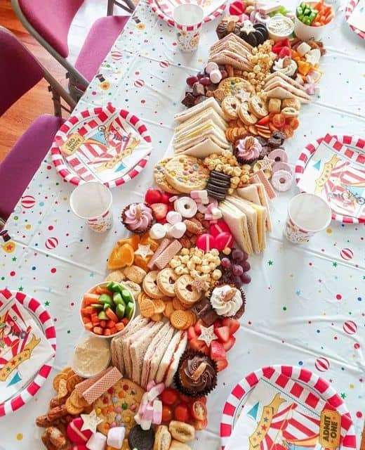 Chef Bohus T's Kids birthday party menu menu image