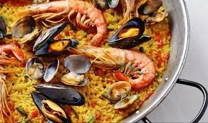 Chef Txema's Seafood and Chicken Saffron Paella menu image