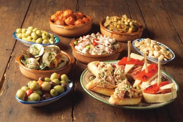 Spanish Tapas menu