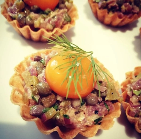 Chef Andrew J's A Taste of Winter 9 course vegetarian tasting menu menu image