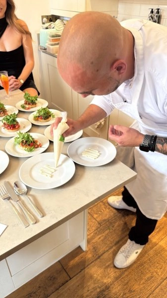 Chef Carl C's Hen & Stag Party menu image
