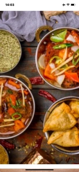 Chef Ian R's INDIAN VEGAN FOOD menu image