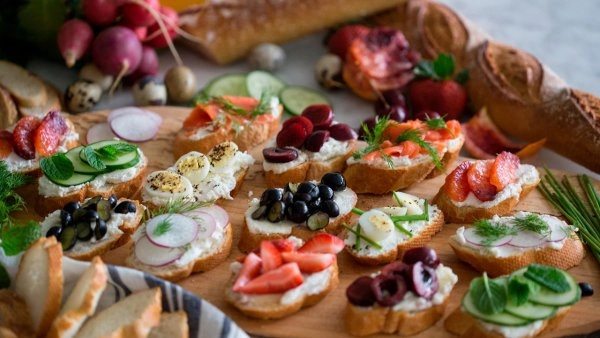 Chef Dean W's Cold Canape Selection. menu image