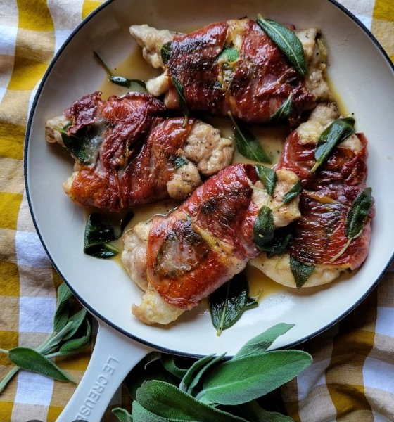 Chef James B's Italian night menu image